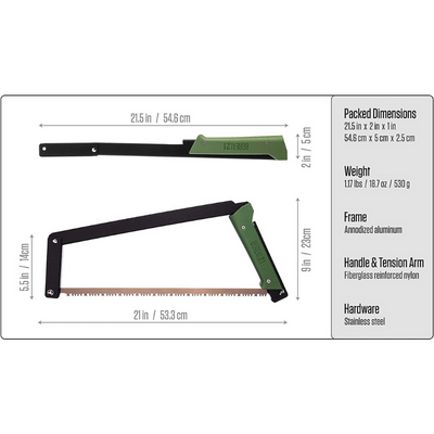 Lightweight Aluminum Folding Saw from Agawa