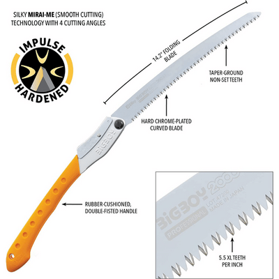 Silky's Large Saw for Camping, Hiking or Yardwork