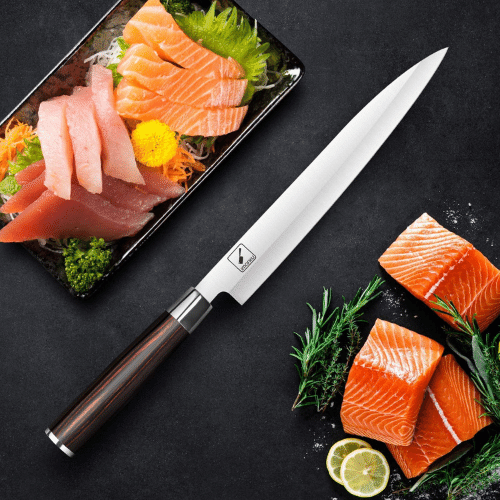 A fine crafted traditional Japanese Sashimi knife.