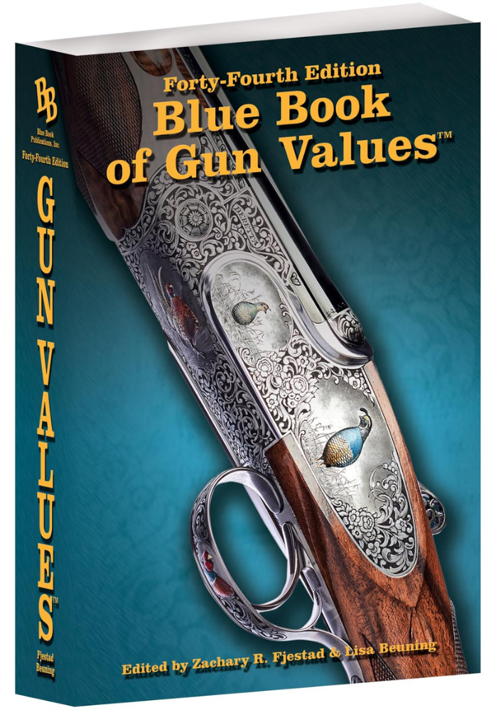 The latest edition of the gun value book, a must have for gun enthusiasts.