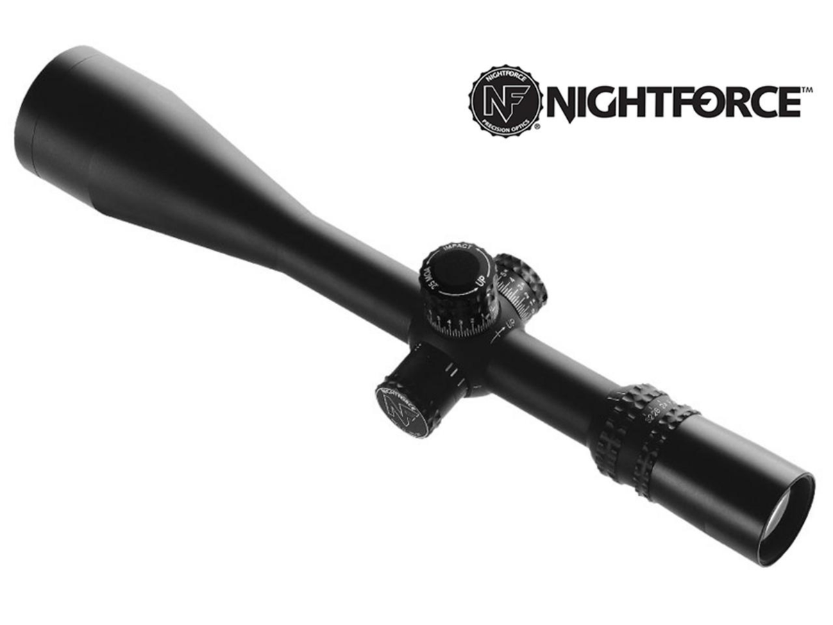 A high power NightForce optic for a rifle